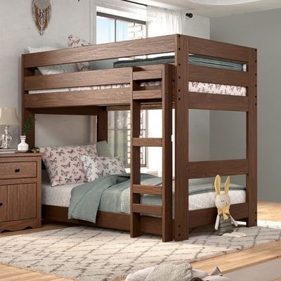 WOODEN TWIN/TWIN BUNK BED