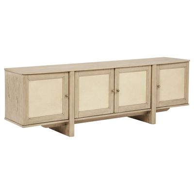 79INCH TV STAND BEIGE OAK