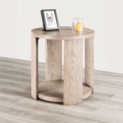 3PC OAK COFFEE TABLE SET