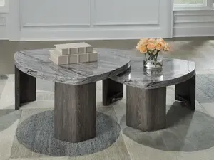 MARBLE GREY COFFEE TABLE