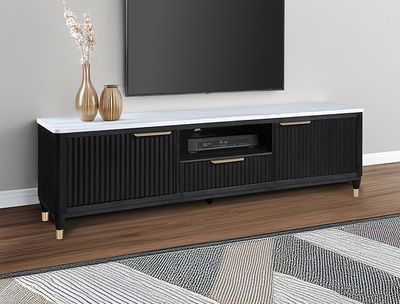 TV STAND CERUSED