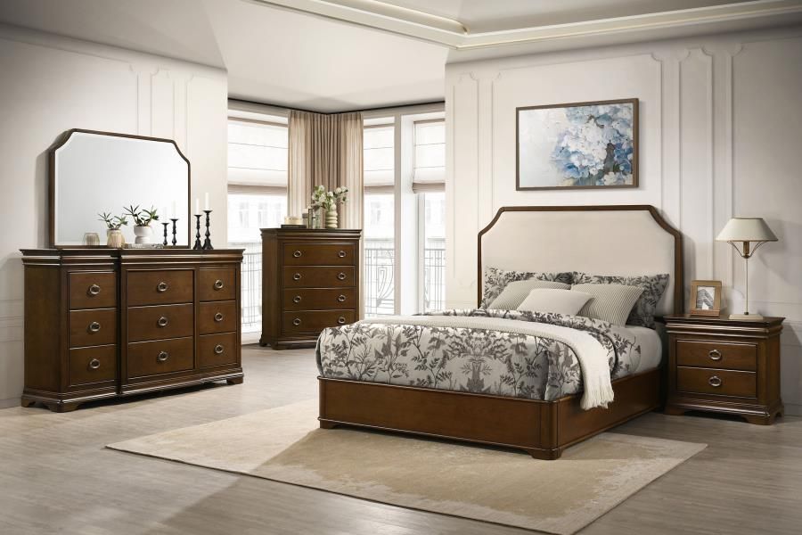 4PC WOODEN BEDROOM SET