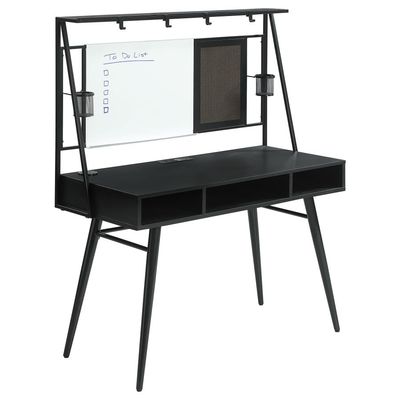 BLACK DESK WITH USB PORT