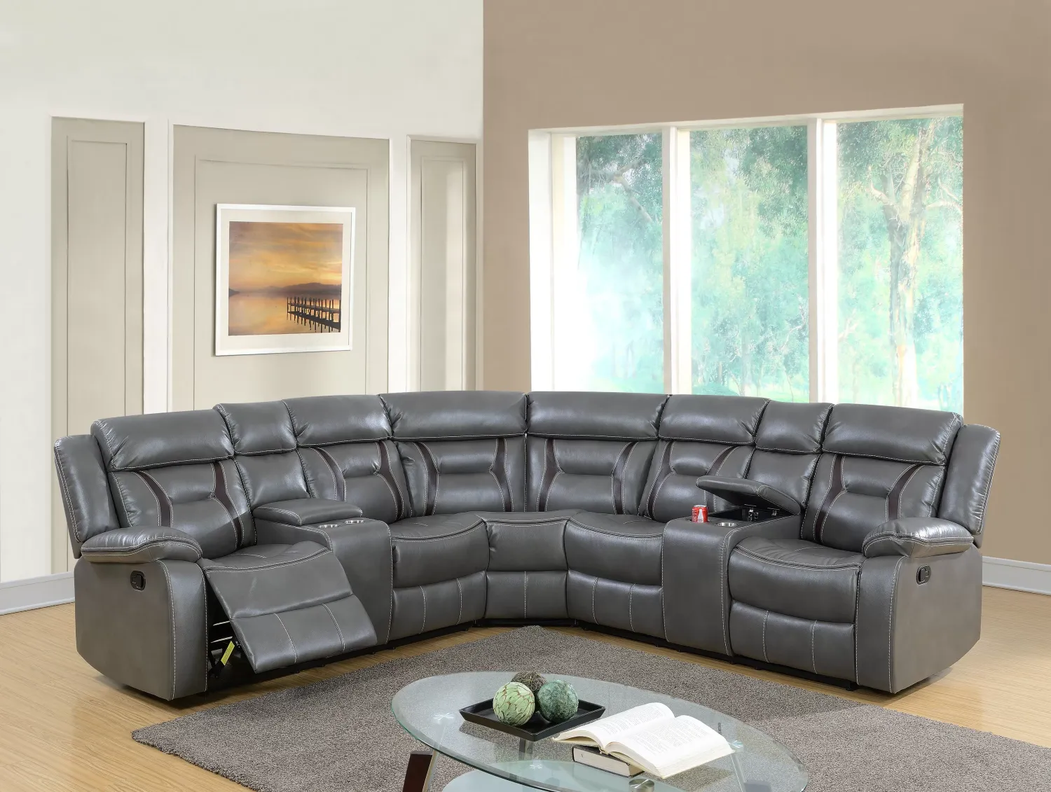 GREY MOTION SECTIONAL