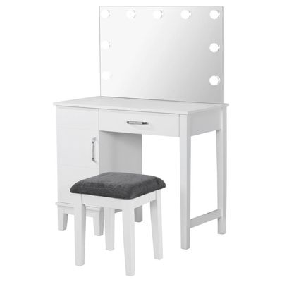 VANITY SET WITH STOOL