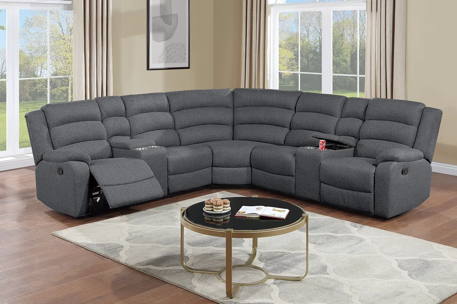 MANUAL RECLINER SECTIONAL