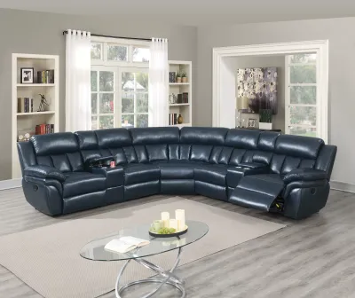 MANUAL SECTIONAL RECLINER
