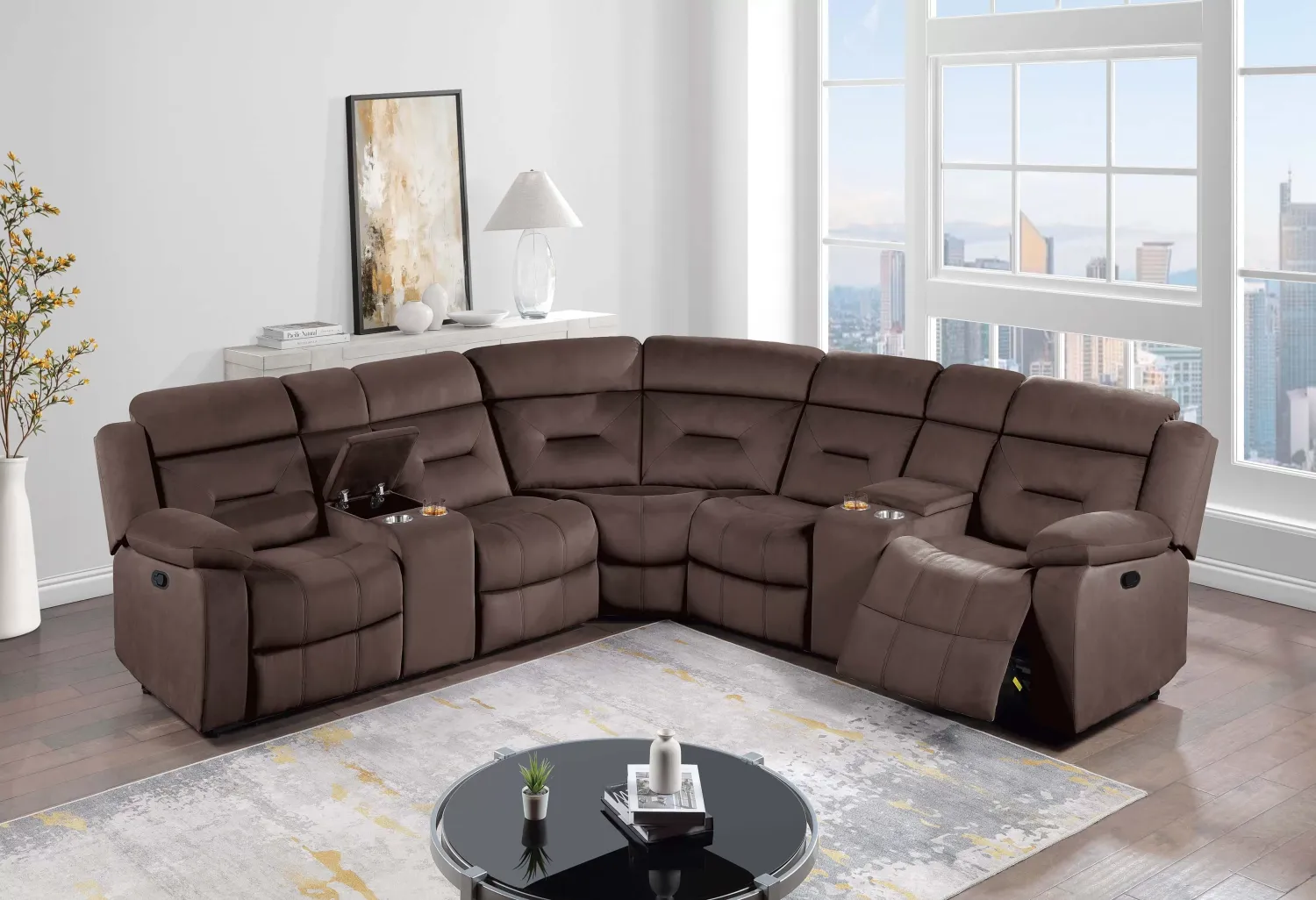 MANUAL RECLINER SECTIONAL