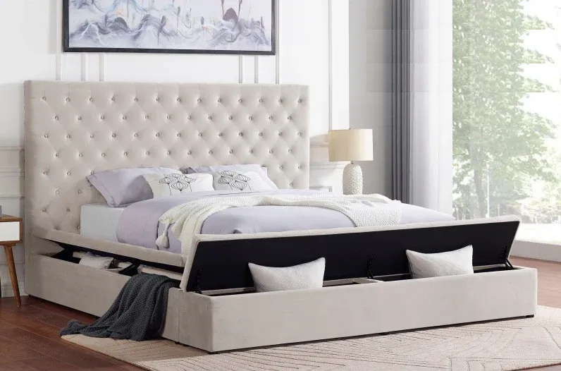BEDFRAME WITH STORAGE