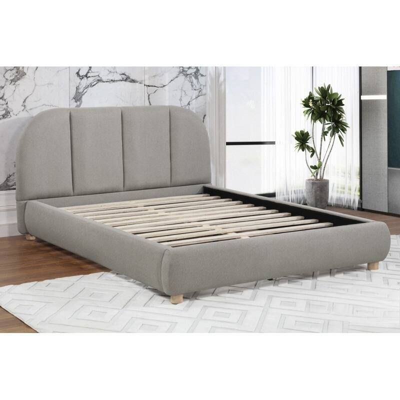 QUEEN BEDFRAME LIGHT TAN