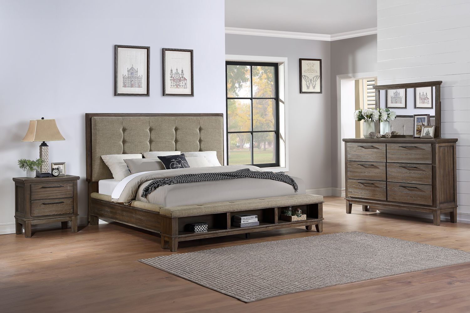 COVENTRY HALL BEDROOM SET 4PC