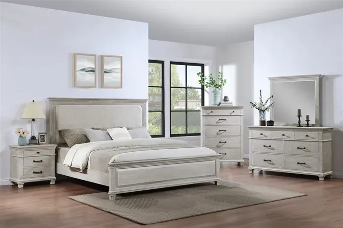 SILVER SAND BEDROOM SET 4PC