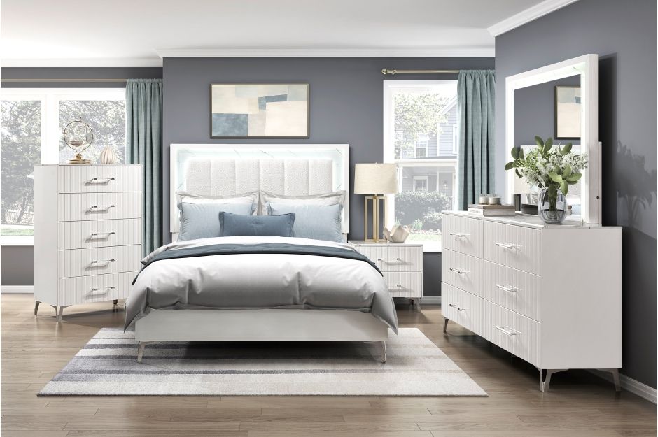 RIPPLE BEDROOM SET 4PC
