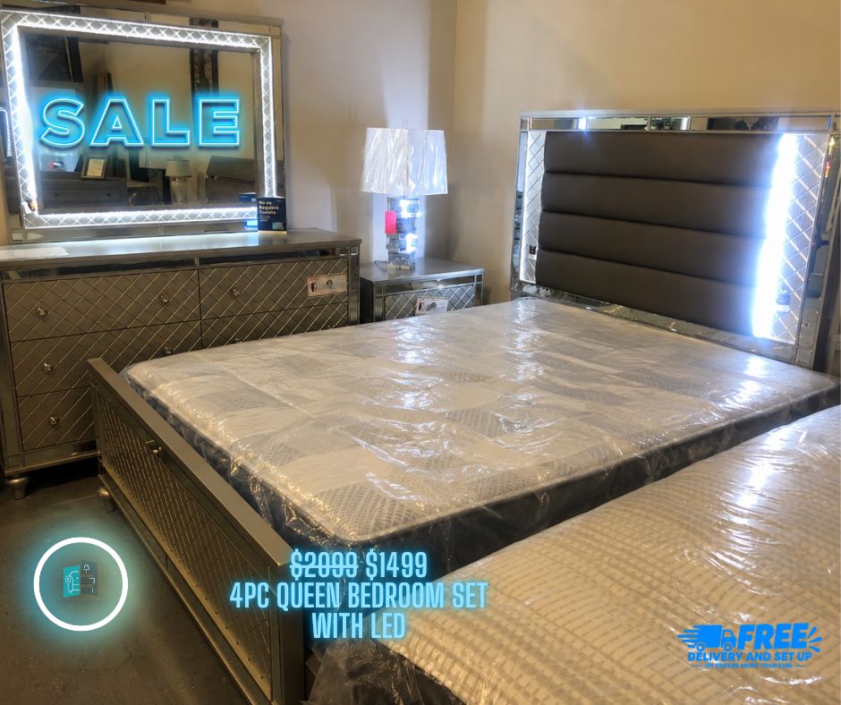 4PC QUEEN BEDROOM SET