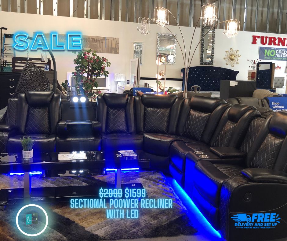 SECTIONAL WITH LED