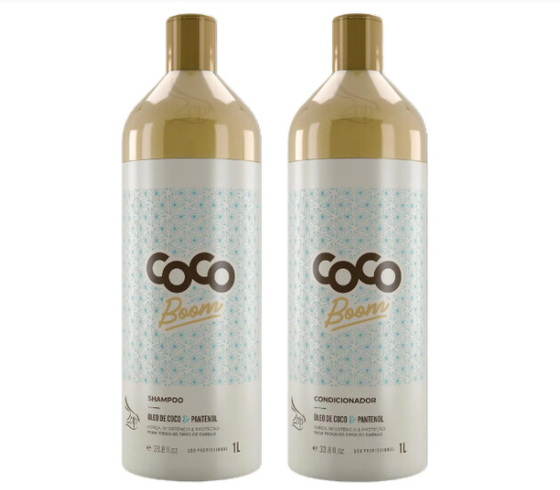 Lissage Brésilien Lavabo COCO Bom Shampoing 1L+ Conditionneur 1L