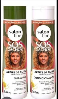 Salon Line SOS Cachos Azeite de Oliva 300Ml*2
Shampoing & Après-shampoing