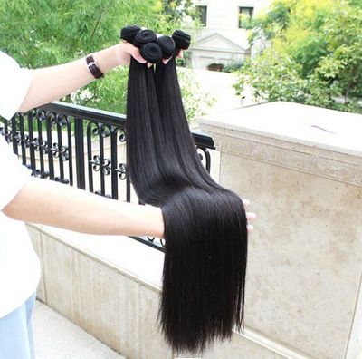 Cheveux humains naturels droits de 100 grammes 20 pouces / 50,8 cm