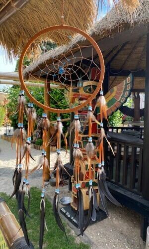 Dreamcatcher - Traumfänger  Länge 86 cm Ø : 32 cm