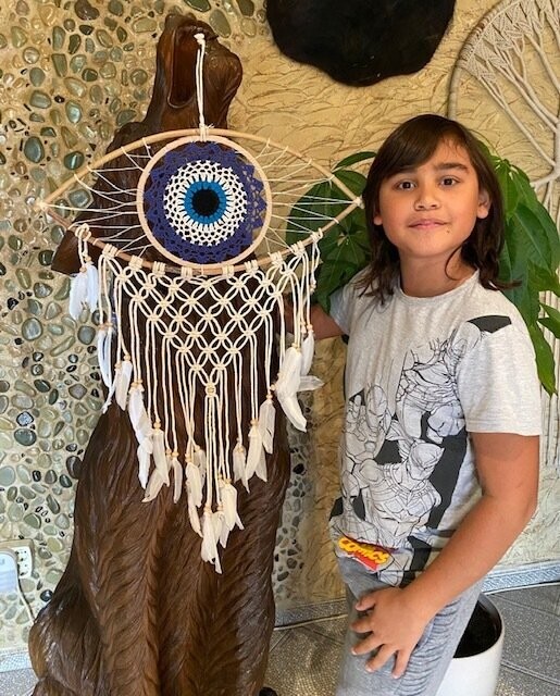 Dreamcatcher - Traumfänger Länge 74 cm Ø 54 cm
