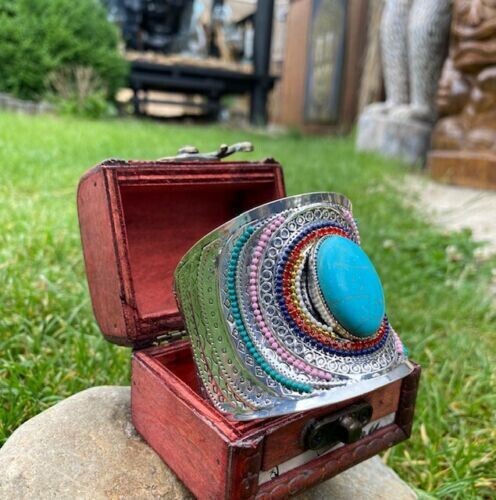 Bracelet turquoise + TREASURE CHEST decoration Original Little Big Horn Bracelet turquoise + TREASURE CHEST decoration Original Little Big Horn