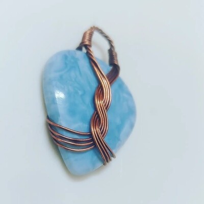 Copper Creations Blissful Blue Pendant