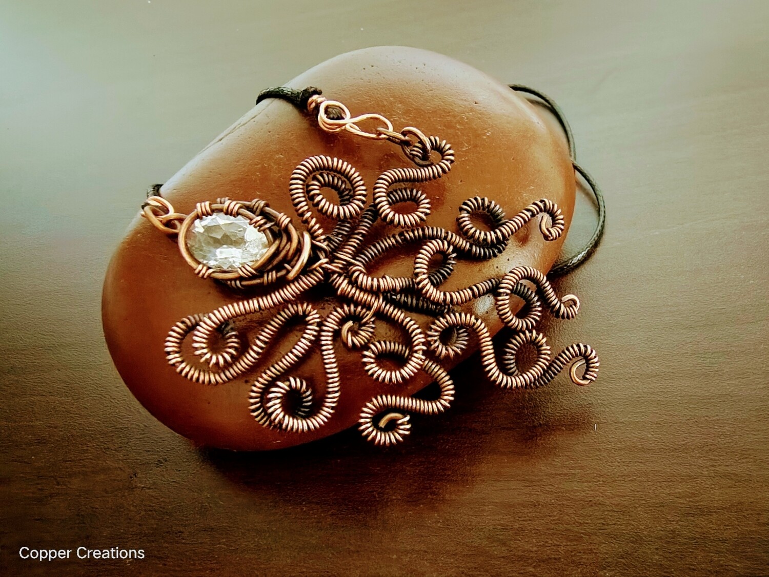 Copper Creations Quartz Octopus