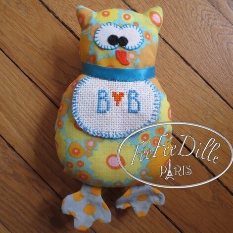 DOUDOU BEBE HIBOU