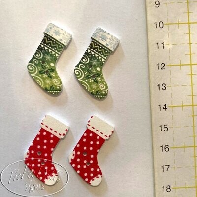 BOUTONS NOEL CHAUSSETTES 3