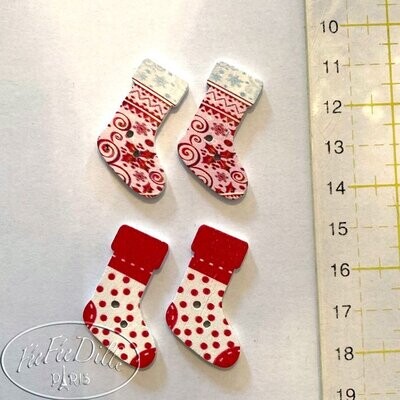 BOUTONS NOEL CHAUSSETTES 7