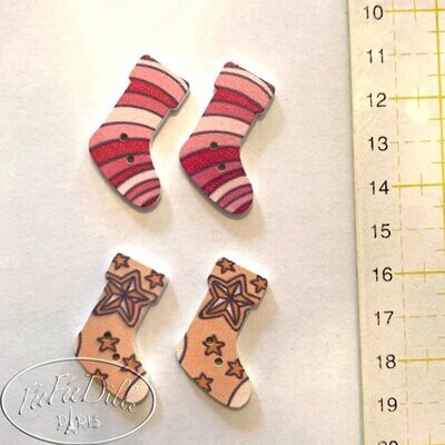 BOUTONS NOEL CHAUSSETTES 5
