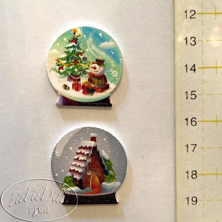 BOUTONS NOEL BOULE 1