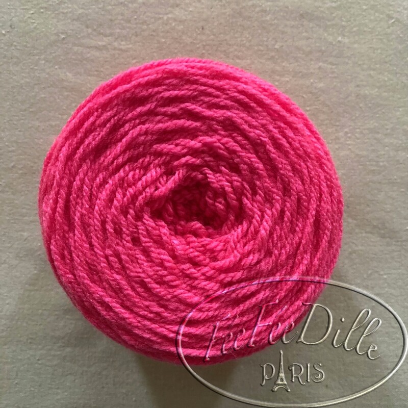 LAINE N°08 ROSE FLUO METEO 2023