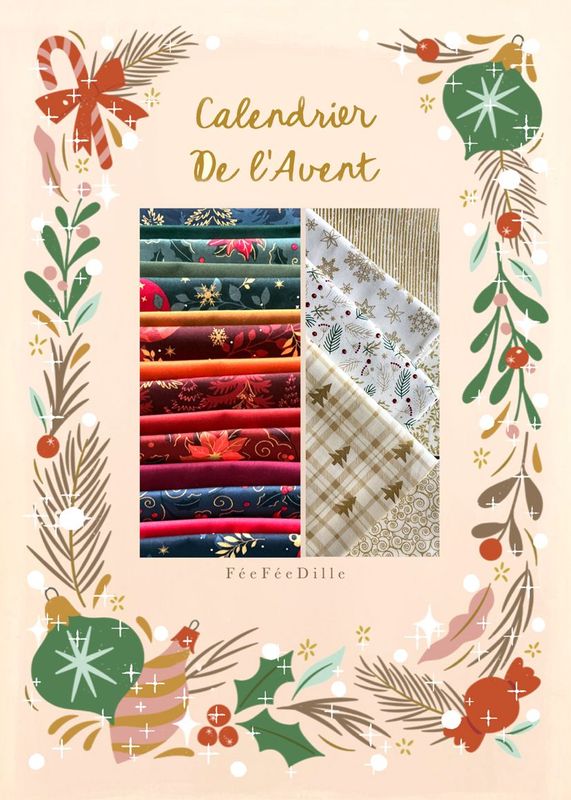 CALENDRIER DE L'AVENT PATCHWORK 2025
