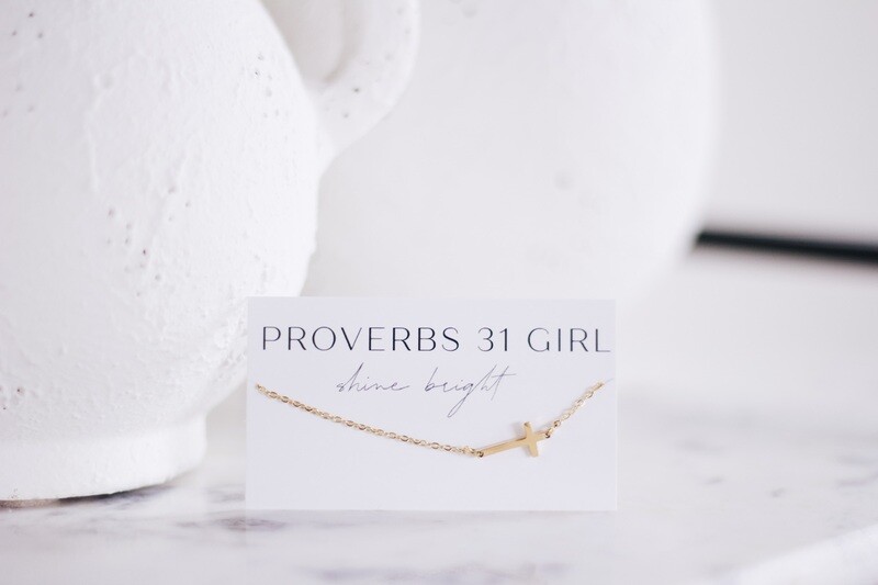 Lay It Down Cross Necklace