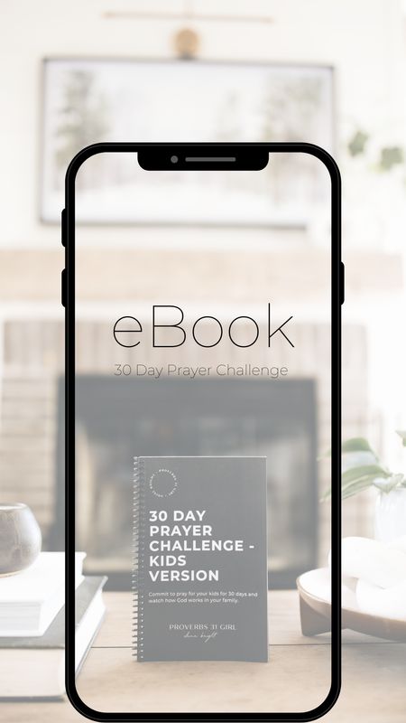 Kid's Version 30 day Prayer Challenge - Downloadable eBook