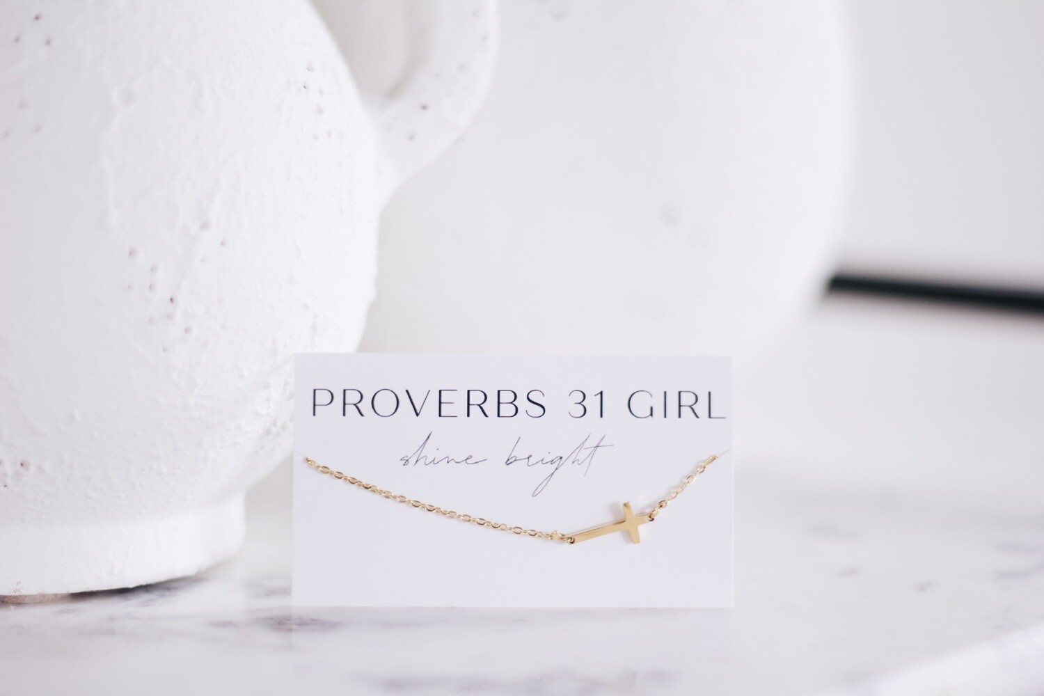 Lay It Down Cross Necklace