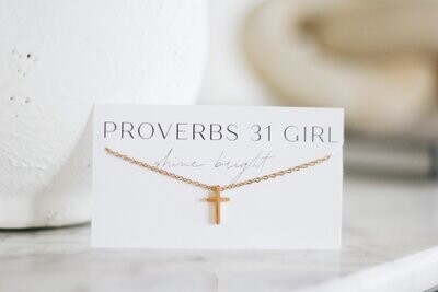 Mini Cross Necklace