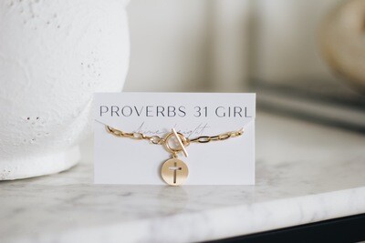Cross Toggle Necklace