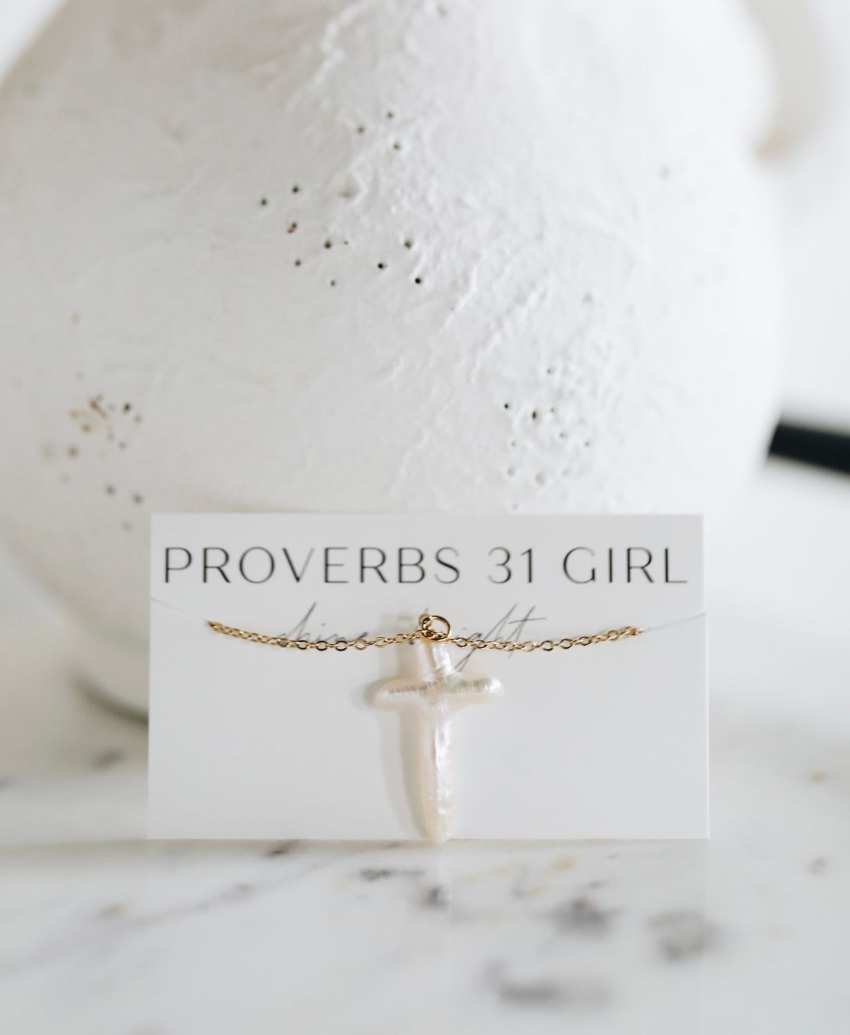 Salt Cross Necklace