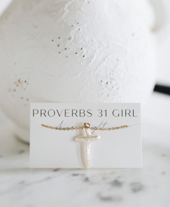 Salt Cross Necklace
