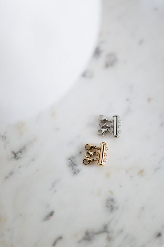 3 Row Layering Necklace Clasp