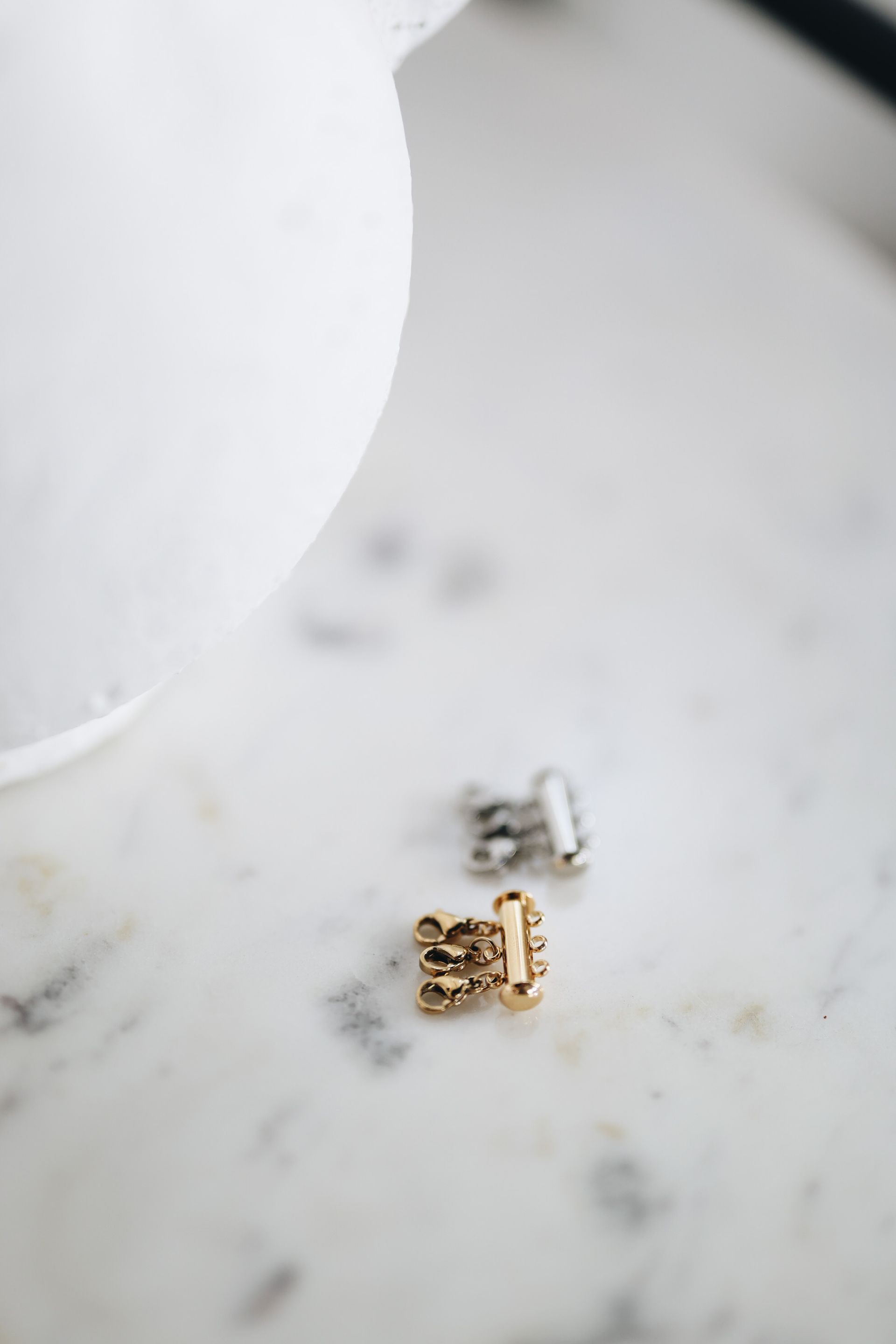3 Row Layering Necklace Clasp