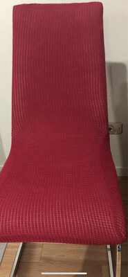 Dining chair cover - plain color