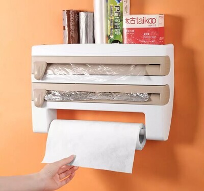 Kitchen organizer - Foil-cling plastic-paper towel
