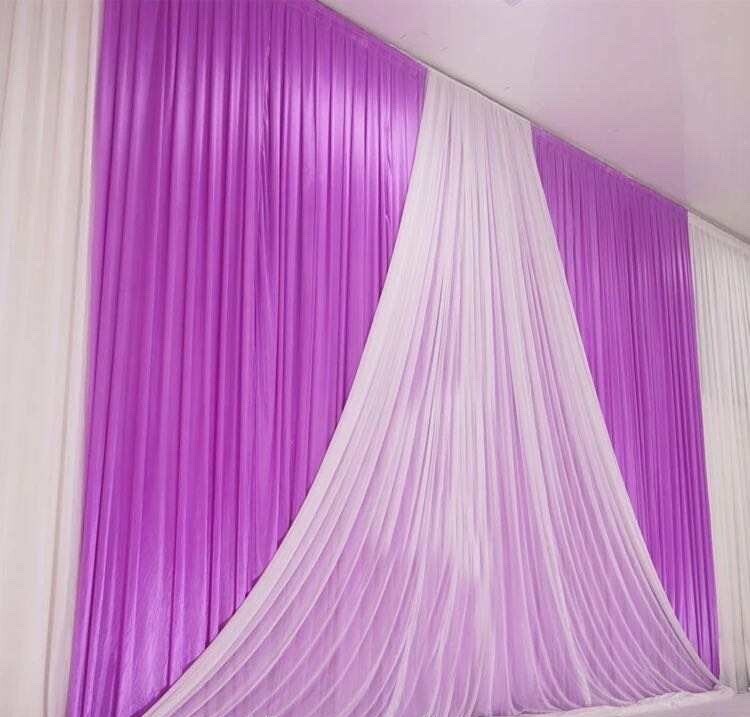 Backdrop tulle design