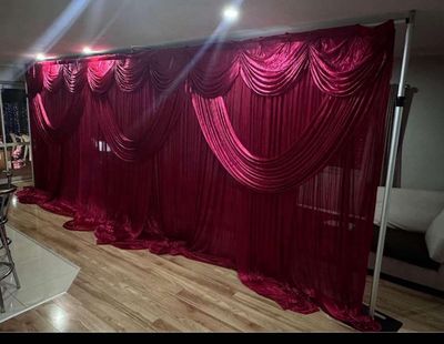 Full set 3big wave + 3 panel + backdrop - 6m length