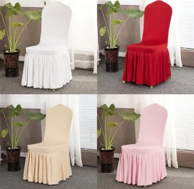Chair covers - Sunskirt pleated style