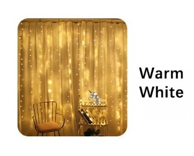 Fairy lights 3m*3m - 300LED  - Power Plugin