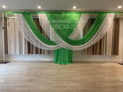 [SE30-2] Front design Backdrop 6x3 + Sequin